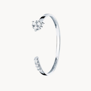 ANILLO ABIERTO CON DIAMANTES VILMA