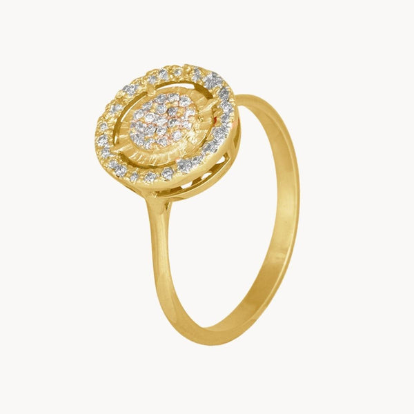 Anillo Oro 18kt con diamantes Sioned