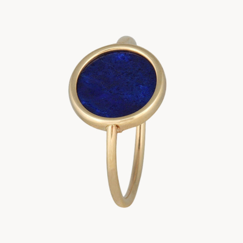 Anillo Oro 18kt con lapislazuli Malina