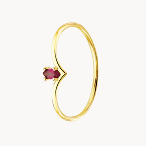 ANILLO CON RUBI PAULE