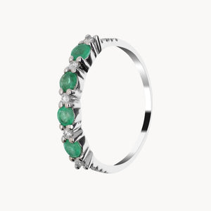 RING EMERALDS AND DIAMONDS AAREN