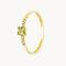 ANILLO OLIVINO Y DIAMANTES DELIA