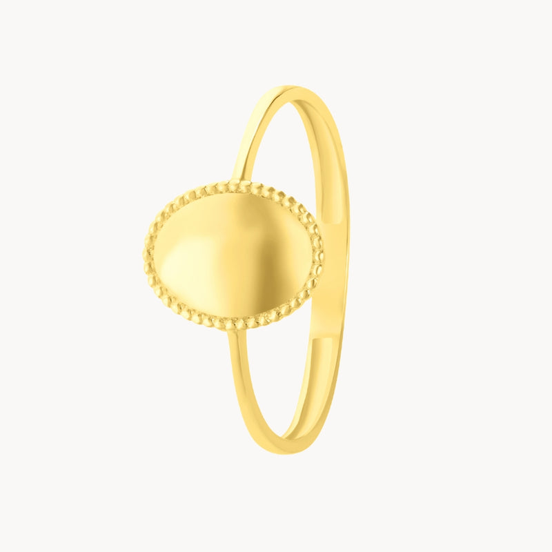 Anillo oval Oro 18kt Lise