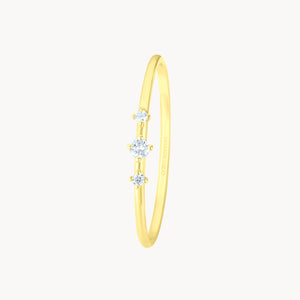 TRIO RING WITH DIAMONDS SVETA