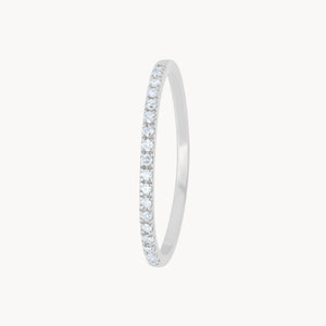BAGUE DEMI-ALLIANCE AVEC DIAMANTS 0,080 CARATS GITTA