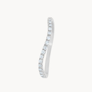 ANILLO ONDAS CON DIAMANTES