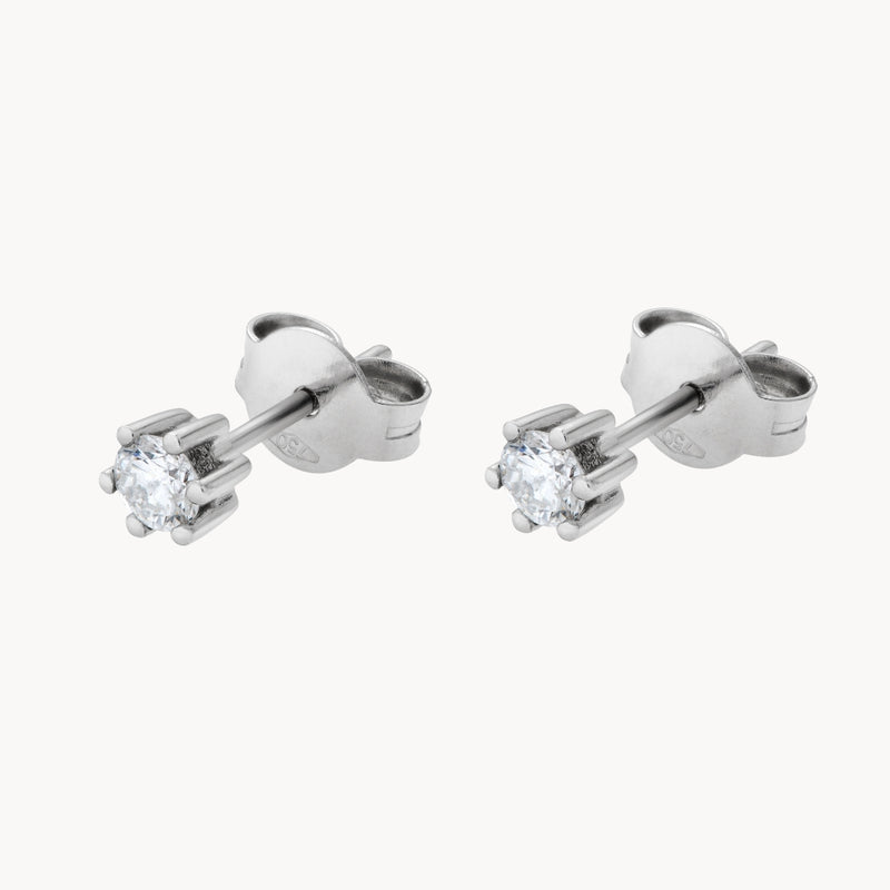 PENDIENTES CON DIAMANTE SEIS GARRAS 0.32 QUILATES ERIN