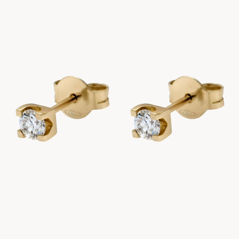 EARRINGS WITH DIAMOND CLAWS 0.40 CARATS MICHELLE