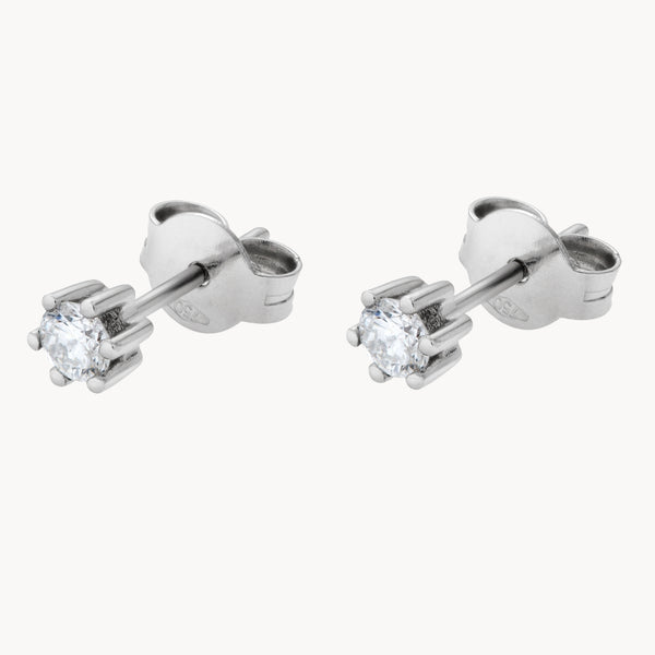 PENDIENTES CON DIAMANTE SEIS GARRAS 0.40 QUILATES ERIN