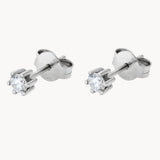 PENDIENTES CON DIAMANTE SEIS GARRAS 0.40 QUILATES ERIN