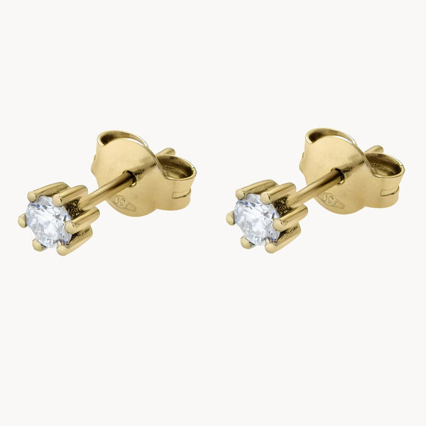 PENDIENTES CON DIAMANTE SEIS GARRAS 0.40 QUILATES ERIN