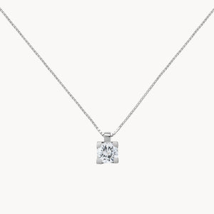 PENDANT WITH CLAW DIAMOND 0.10 CARATS MICHELLE