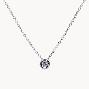 CHATON DIAMOND PENDANT 0.060 CARATS ASYA