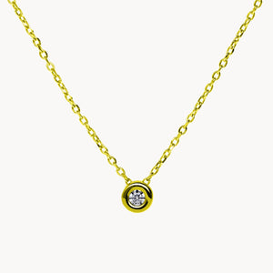 CHATON DIAMOND PENDANT 0.060 CARATS ASYA