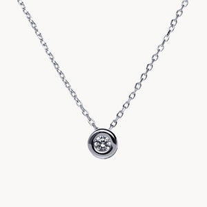 CHATON DIAMOND PENDANT 0.11 CARATS ASYA