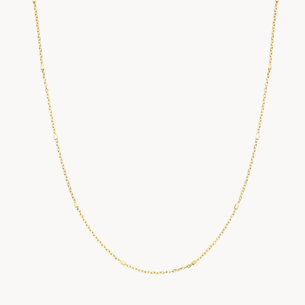 Cadena Oro 18kt maciza con cubos Bertina