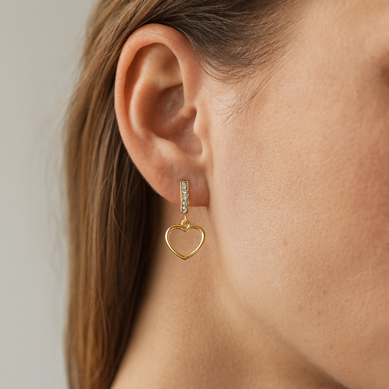 PENDIENTES CORAZONES CON CIRCONITAS CATHERIN