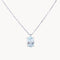 OVAL IVY AQUAMARINE PENDANT