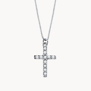 PENDANT CROSS AND DIAMONDS MEIRA