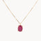 IVY OVAL RUBY PENDANT