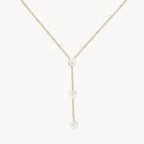 Collar Oro 18kt con perlas y cadena Olympia