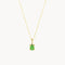 Pendant with Tsavorite Garnet and Zirconia Persefore
