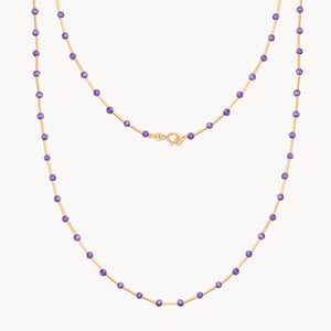 COLLAR CIRCONITAS MORADAS ALBA