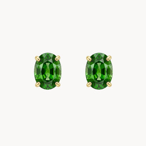 PENDIENTES ESMERALDA OVAL 7X5 HILDA