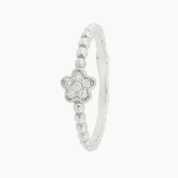 ANILLO FLOR CON DIAMANTES DAGMARA