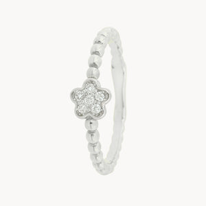 ANILLO FLOR CON DIAMANTES DAGMARA