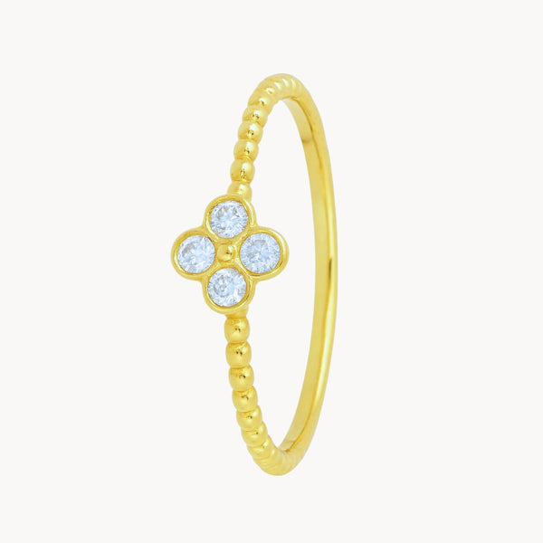 ANILLO ROMBO CON DIAMANTES WYNONA