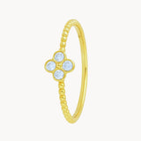 ANILLO ROMBO CON DIAMANTES WYNONA