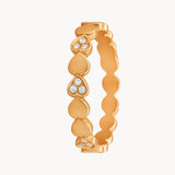 ANILLO ORO ROSA DIAMANTES TEDDA