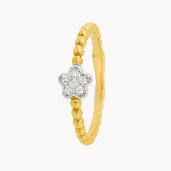 ANILLO FLOR CON DIAMANTES DAGMARA
