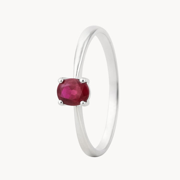 ANILLO CON RUBI LESLEY