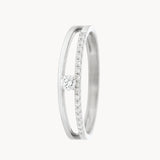 ANILLO DOBLE CON CIRCONITAS SILKE
