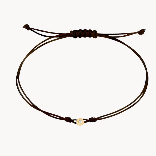 PULSERA MACRAME CON DIAMANTE FARLEY
