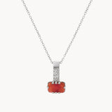 COLGANTE RUBI Y DIAMANTES ETNA