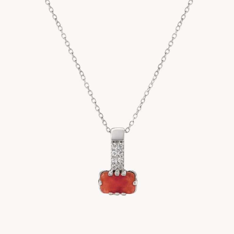 COLGANTE RUBI Y DIAMANTES ETNA