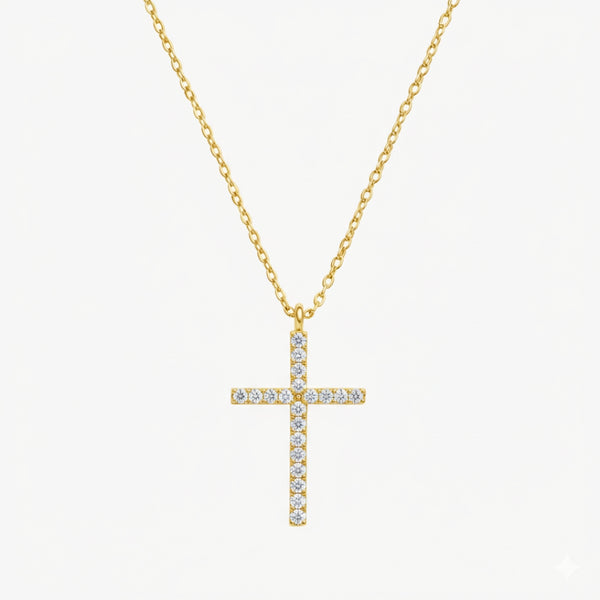 COLGANTE CRUZ Y DIAMANTES RIYA