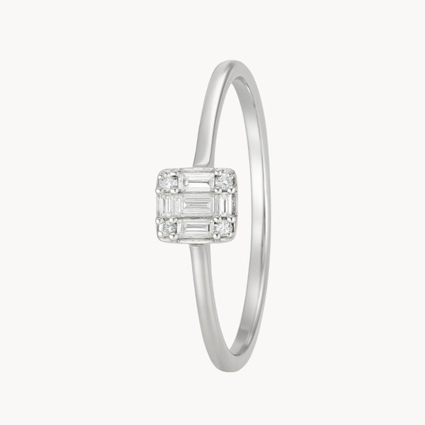 ANILLO CON DIAMANTES STELA