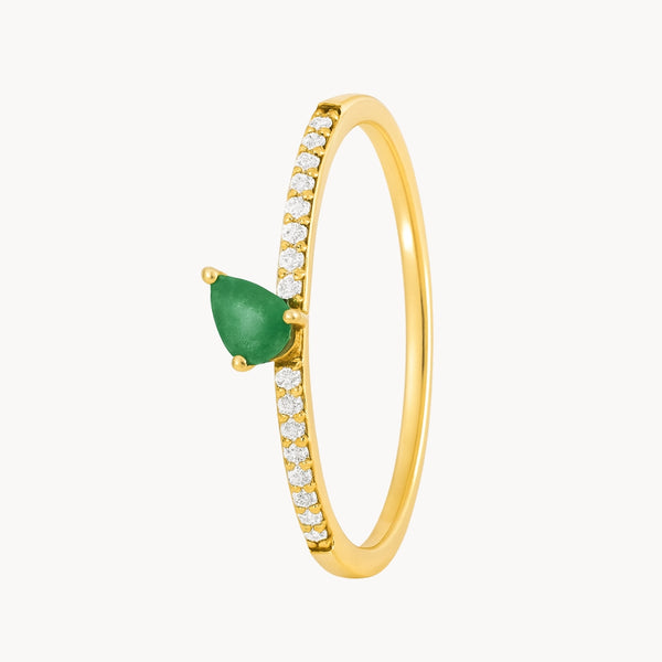 ANILLO ESMERALDA Y DIAMANTES WHITNEY