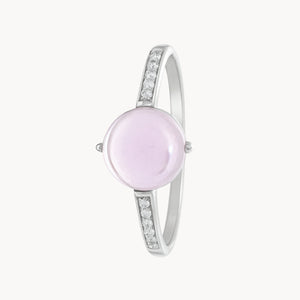 AMETHYST AND DIAMOND RING CORDELIA