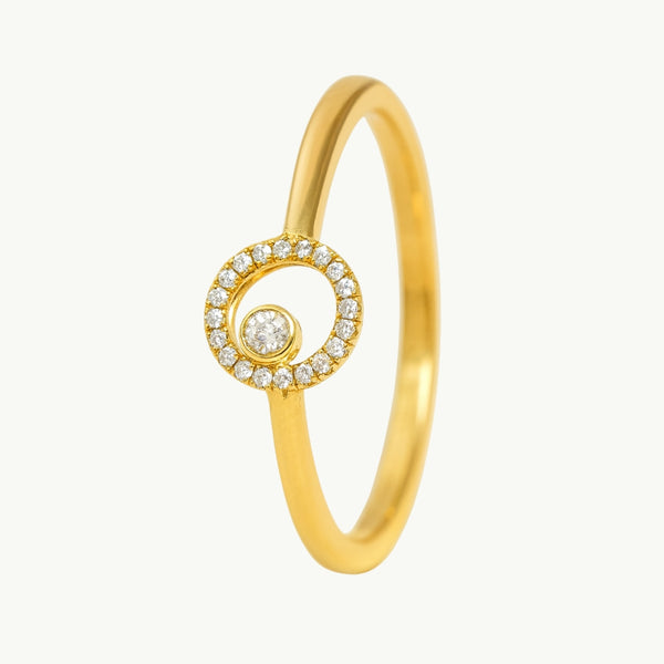 ANILLO CIRCULO CON DIAMANTES TIMEA