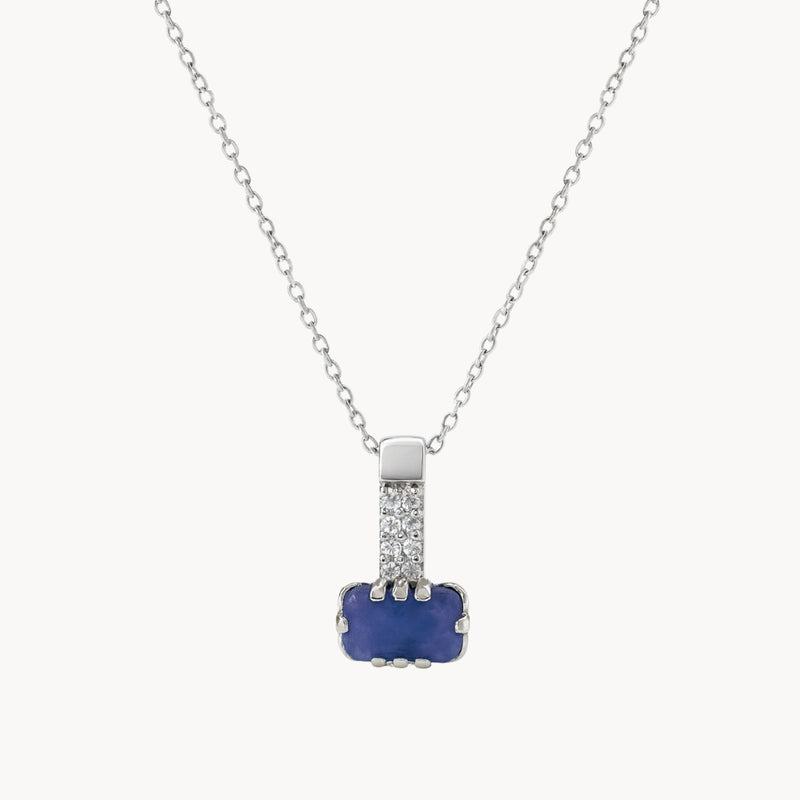 COLGANTE ZAFIRO Y DIAMANTES ETNA