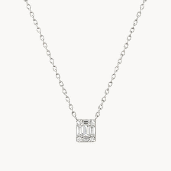 COLGANTE CON DIAMANTES STELA