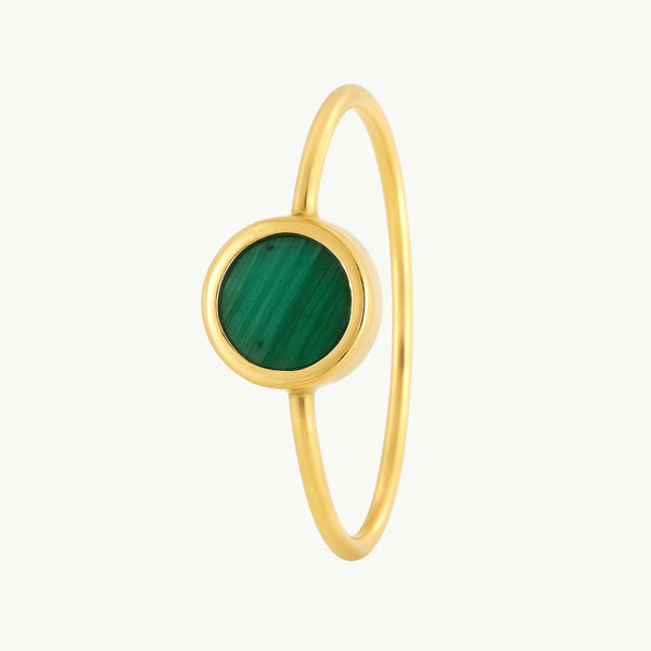 ANILLO CON MALAQUITA MEGAN
