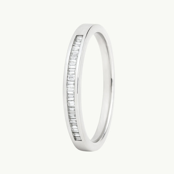 ANILLO MEDIA ALIANZA CON DIAMANTES 0.15 QUILATES JENNICA