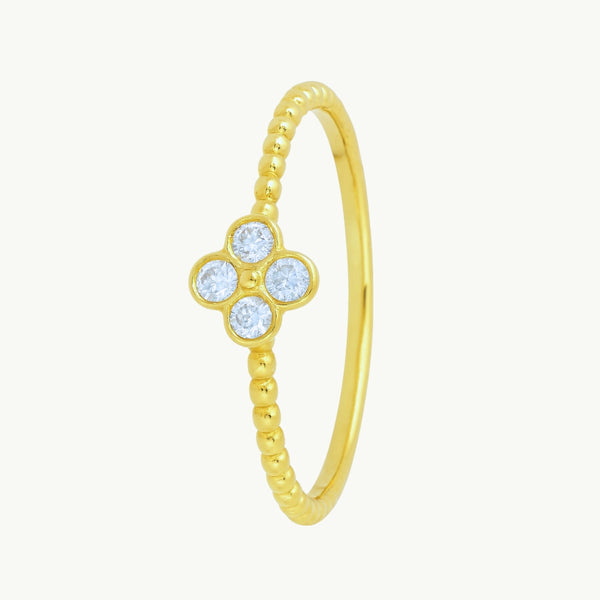 ANILLO ROMBO CON DIAMANTES WYNONA