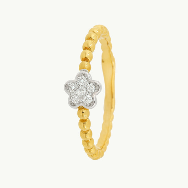 ANILLO FLOR CON DIAMANTES DAGMARA